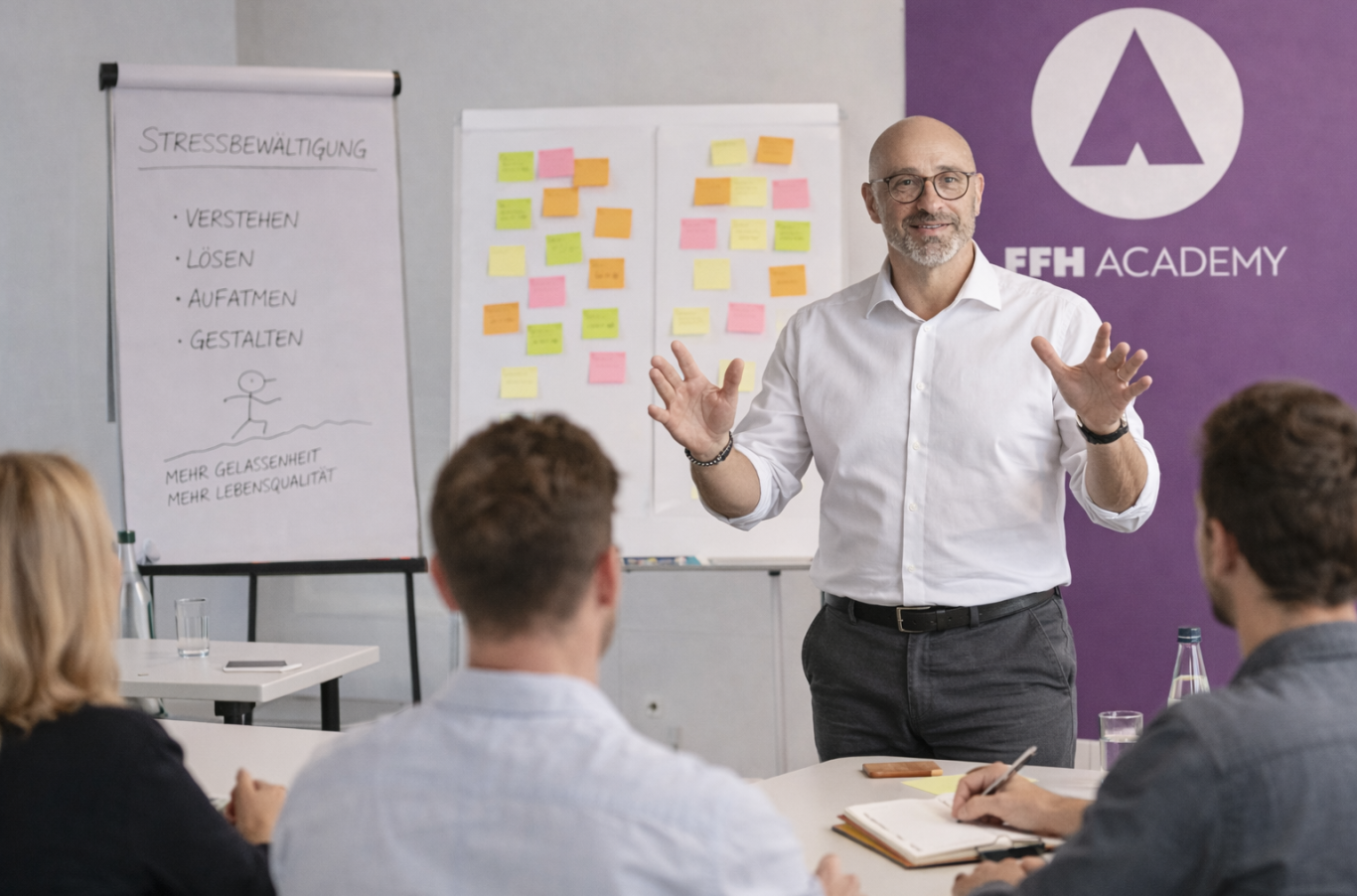 FFH ACADEMY Coach im Kurs FFH Academy Coach mit Teilnehmenden